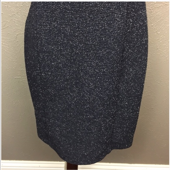 New Eliza J Dress Cocktail Shimmery Charcoal - Picture 3 of 8